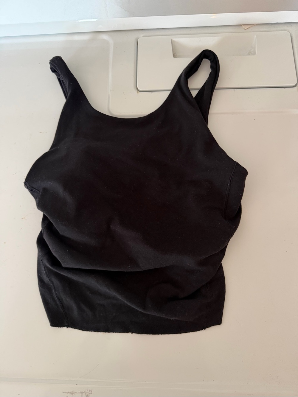 lululemon athletica Black Crop Tank